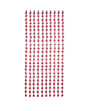 Hitech Sales 10 Woolen Artificial Long Marigold Fluffy Flower Garland Strings for Home Decoration, Pooja Mandir Decor Genda Phool for Wedding and Festivals, Diwali (40 inch) (Red)