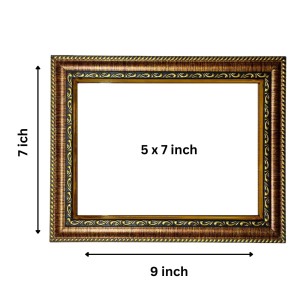 HiTech Sales Swami Pranabananda Picture Frame Photo for puja Wall Art Portrait Image Spiritual Framed for Office, Wall/Table, Study Room & Living Room, Gifts | PVC Frame & Front Face - Glass (7 x 9)