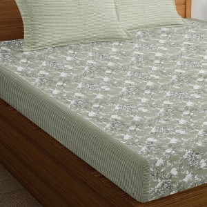Hitech Sales Green Polycotton Double Bedsheet | Soft, Durable & Fade-Resistant | Ideal for Double Bed | Easy Care & Washable