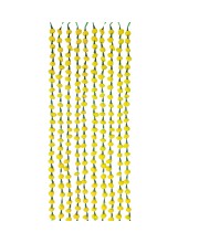 Hitech Sales 10 Woolen Artificial Long Marigold Fluffy Flower Garland Strings for Home Decoration, Pooja Mandir Decor Genda Phool for Wedding and Festivals, Diwali (40 inch) (Yellow)