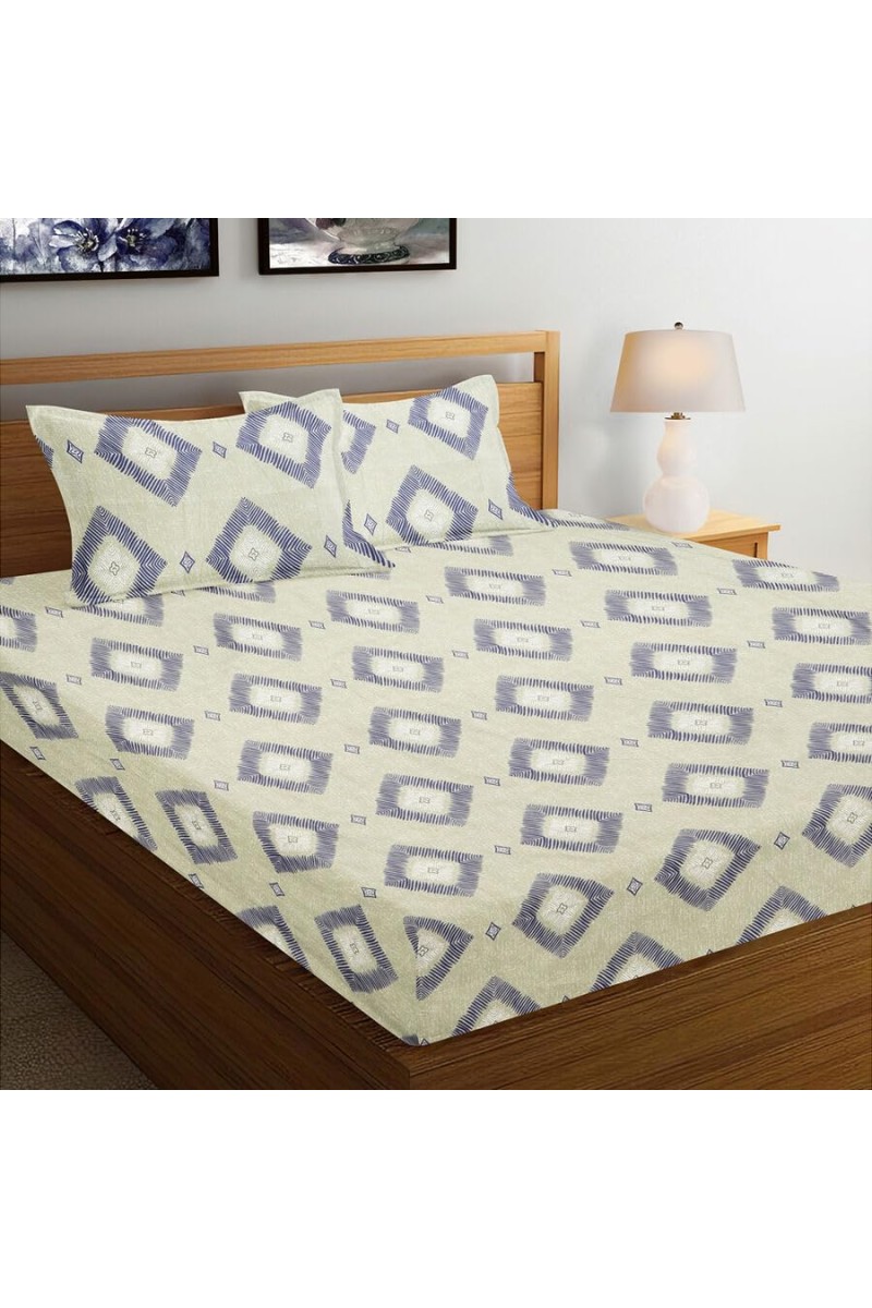 Hitech Sales Microfiber Double Bedsheet -Green | Soft, Durable & Fade-Resistant | Ideal for Double Bed | Easy Care & Washable