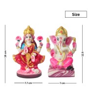 Laxmi Ganesh Murti for Diwali Puja | Hindu Goddess Laxmi & God Ganesha Idol | Home, Office & Temple Decoration | Spiritual Gift Item for Festivals