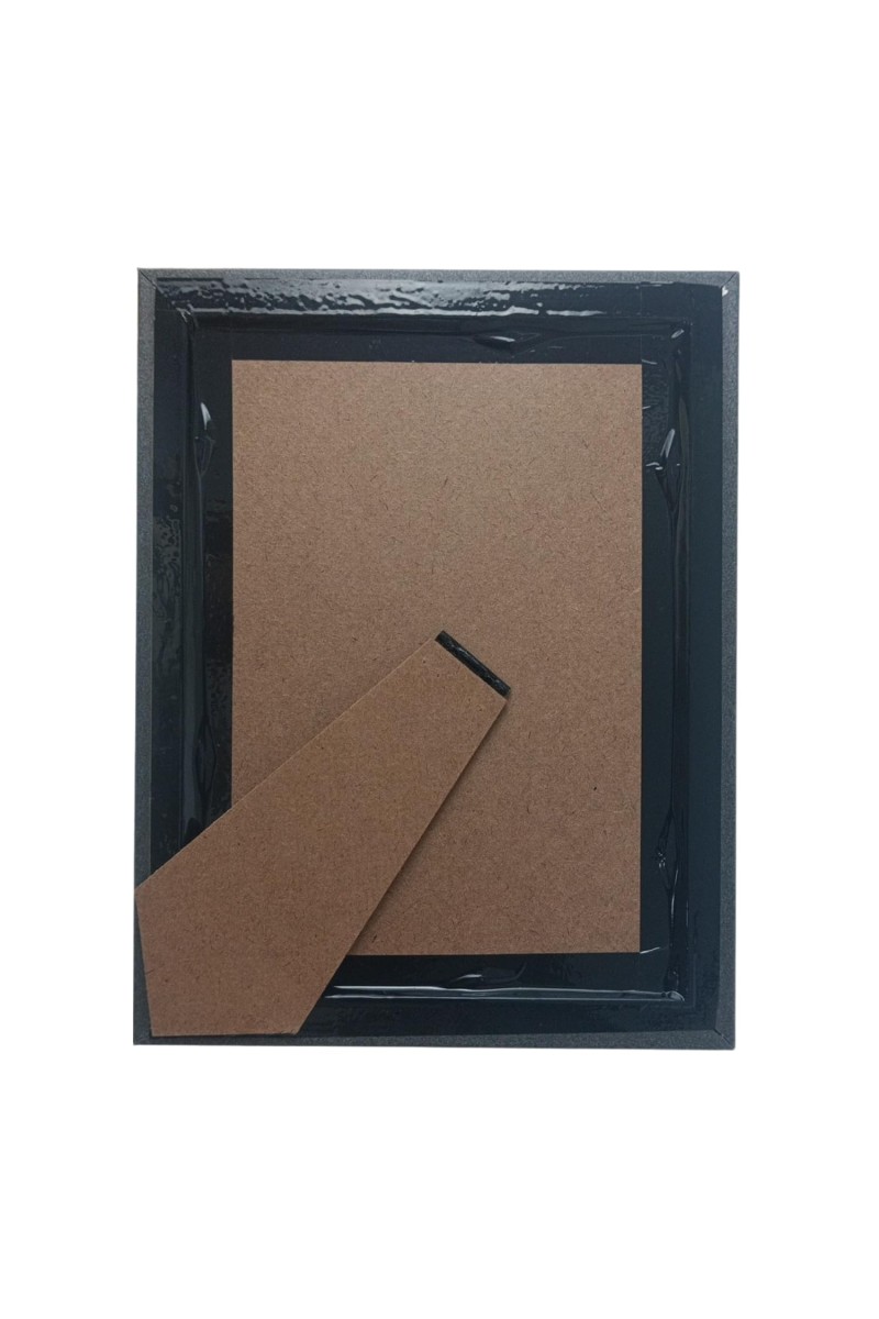 Hitech Sales Rectangular Guru Nanak Printed Photo Frame - Ideal for Pooja Room Décor & Gifting (7 x 9 inches, Brown)