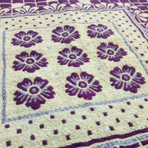 Hitech Sales Pure Cotton Puja Aasan Set Designer Prayer Mats for Puja, Meditation or Sitting on Floor & Multipurpose Use - Size 20 x 20 inch (Multicolor) (2)