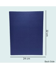 Hitech Sales Envelope Folder, Poly-Plastic A4 Documents File Storage Bag with Snap Button Certificate File Holder Document Folder for Certificates (A4) (Navy Blue)