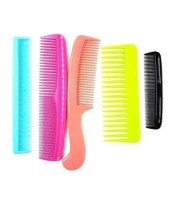 Hair Combs Set – Pack of 5 Unisex Combs for Men & Women | Includes Pocket,Wide Tooth Shampoo, Dressing, Handle & Ladies