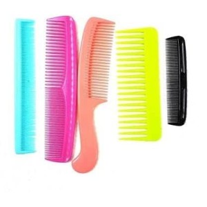 Hair Combs Set – Pack of 5 Unisex Combs for Men & Women | Includes Pocket,Wide Tooth Shampoo, Dressing, Handle & Ladies