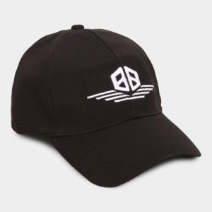 Brink Black Men's Cotton Cap Stylish & Comfortable Adjustable Baseball Hat for Outdoor, Casual & Sports Wear