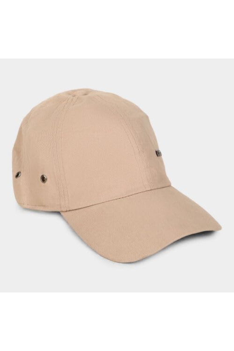 Brink Men's Cotton Cap Stylish & Comfortable Adjustable Baseball Hat for Outdoor, Casual & Sports Wear Beige