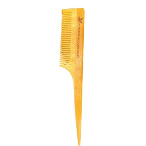 Neem Wooden Comb Natural Anti-Dandruff Scalp Care Hair Growth Wide Tooth Detangler for Men Women Kids Beard Styling.