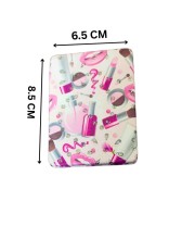 Makeup Mirror, Vanity Mirror for Cosmetic Application,Pocket Mirror, Small Travel Mirror with Magnification, Portable Double-Sided Magnifying Cosmetic Mirror for Daily (White)