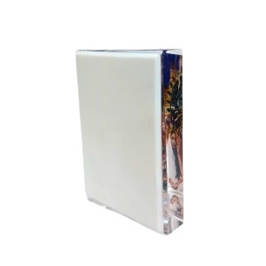 Acrylic Table Photo Stand with Dakshineswar Ma Kali, Sri Ramakrishna & Sarada Ma Image – Crystal Clear Decorative Display Frame for Home Temple, Office Desk & Car Dashboard