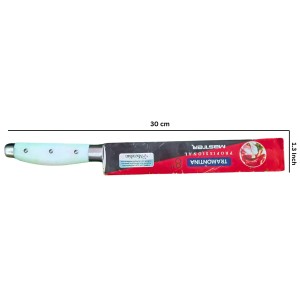 HI TECH Sales Stainless Steel Kitchen Knife with White Handle – Professional Fish Slicing Knife for Home,Kitchen & Restaurant Use – Precision Carving Knife for Meat, Fish, Sushi, and Sashimi HI TECH Sales Stainless Steel Kitchen Knife with White Handle – Professional Fish Slicing Knife for Home,Kitchen & Restaurant Use – Precision Carving Knife for Meat, Fish, Sushi, and Sashimi
