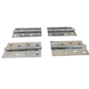 Stainless Steel Door Hinges – Heavy Duty Butt Hinges for Doors, Cabinets & Furniture | Rust-Resistant Smooth Movement | Pack of 4 (4x2.5 inch) (Medium)