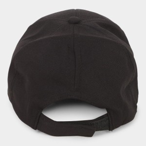 Brink Men's Fabric Cap Stylish & Comfortable Adjustable Baseball Hat for Outdoor, Casual & Sports Wear Black