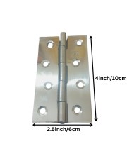 Stainless Steel Door Hinges – Heavy Duty Butt Hinges for Doors, Cabinets & Furniture | Rust-Resistant Smooth Movement | Pack of 4 (4x2.5 inch) (Medium) Stainless Steel Door Hinges – Heavy Duty Butt Hinges for Doors, Cabinets & Furniture | Rust-Resistant Smooth Movement | Pack of 4 (4x2.5 inch) (Medium)