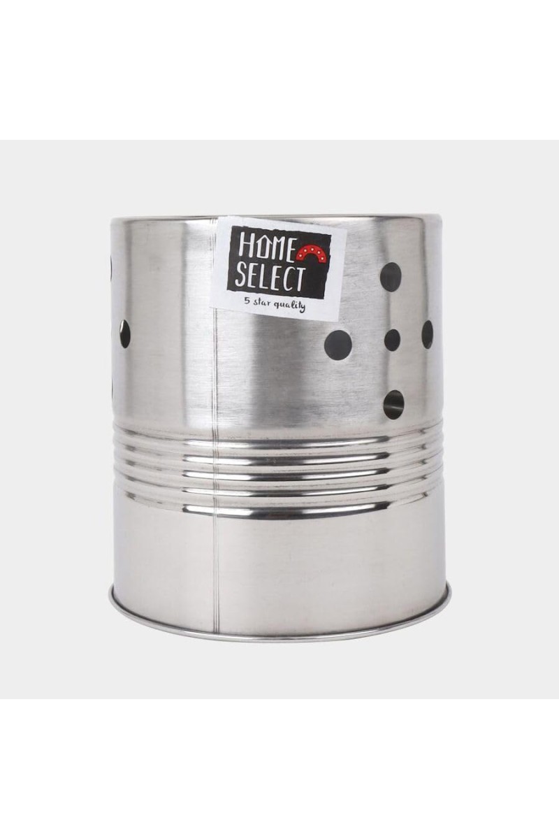 Hitech Sales Stainless Steel Utensil Stand – Durable Steel Holder for Kitchen Tools & Cutlery