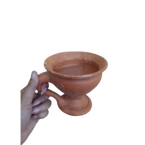 Handcrafted Clay Dhunuchi for Puja – Traditional Terracotta Incense Holder for Religious Rituals & Ceremonies