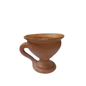 Handcrafted Clay Dhunuchi for Puja – Traditional Terracotta Incense Holder for Religious Rituals & Ceremonies