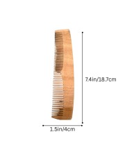 Wooden Neem Comb for Hair | Natural Anti-Static Wooden Hair Comb | Wide & Fine Teeth | Reduces Hair Fall & Dandruff | Unisex (combo of 2) Wooden Neem Comb for Hair | Natural Anti-Static Wooden Hair Comb | Wide & Fine Teeth | Reduces Hair Fall & Dandruff | Unisex (combo of 2)
