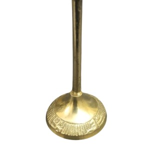 HiTechMart Handcrafted Brass Trishul Stand – Divine Hindu Trident for Puja, Home Temple & Spiritual Décor – Durable & Auspicious Religious Symbol for Lord Shiva Worship