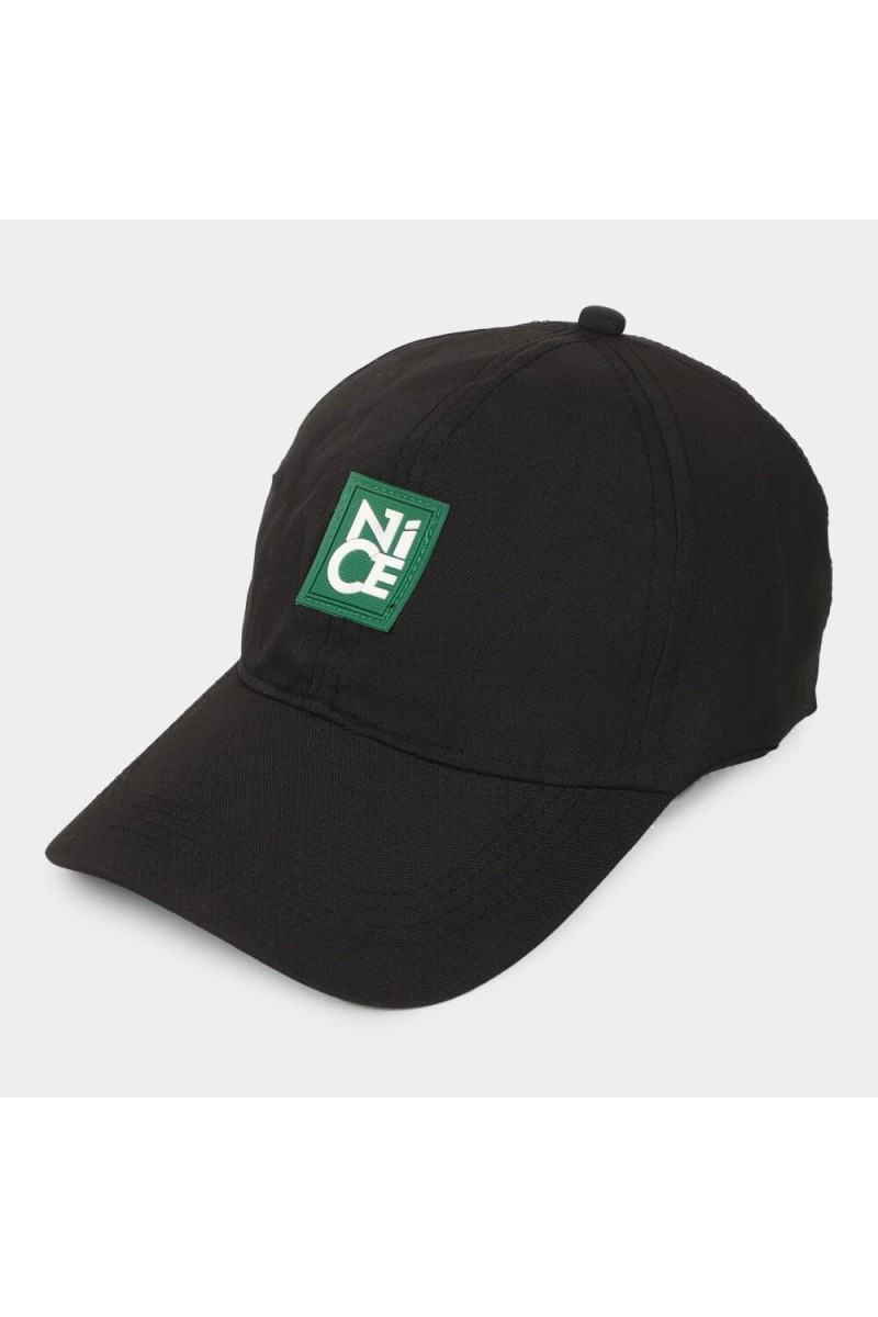 Brink Black Fabric Cap Stylish & Comfortable Adjustable Baseball Hat for Outdoor, Casual & Sports Wear