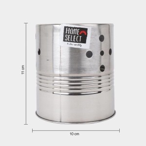 Hitech Sales Stainless Steel Utensil Stand – Durable Steel Holder for Kitchen Tools & Cutlery