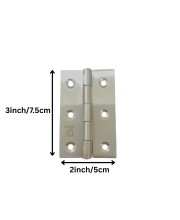 Stainless Steel Door Hinges (4 Pieces) – Durable 3 Inch Butt Hinges for Doors, Cabinets & Windows | Rust-Free, Smooth Movement, Heavy Duty Hardware Fittings (3x2 inch) Stainless Steel Door Hinges (4 Pieces) – Durable 3 Inch Butt Hinges for Doors, Cabinets & Windows | Rust-Free, Smooth Movement, Heavy Duty Hardware Fittings (3x2 inch)