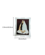 Sri Sarada Ma Decorative Showpiece with LED Lamp Light – Spiritual Enlightenment Accent for Home, Meditation, and Altar Décor