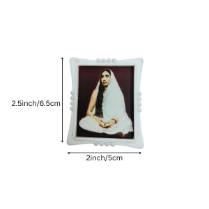 Sri Sarada Ma Decorative Showpiece with LED Lamp Light – Spiritual Enlightenment Accent for Home, Meditation, and Altar Décor