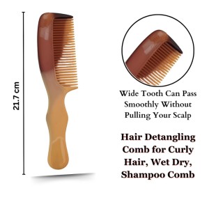 HiTech Sales Detangling Premium Dressing Hair Comb for Men,Women Comb | Detangling Frizz off detangler hair comb for Curly, long Hair & any type Hair Pack of 1 (Beige)
