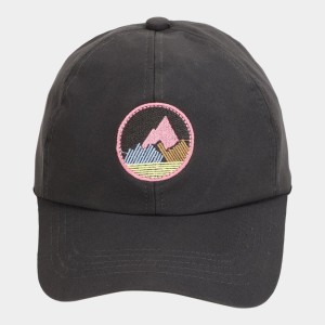 Brink Black Men's Canvas Cap Stylish & Comfortable Adjustable Baseball Hat for Outdoor, Casual & Sports Wear