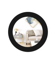 Sleek Round Bathroom/Basin Mirror | Wall Mounted Mirror for Home, Bedroom and Bathroom Reflective Surface | Ideal for Modern Bathrooms (12X16)