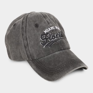 Brink Men's Cotton Cap Stylish & Comfortable Adjustable Baseball Hat for Outdoor, Casual & Sports Wear Dark Grey