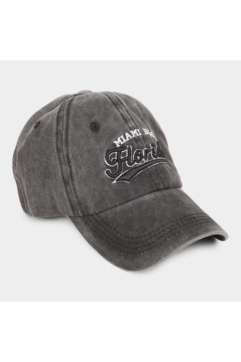 Brink Men's Cotton Cap Stylish & Comfortable Adjustable Baseball Hat for Outdoor, Casual & Sports Wear Dark Grey