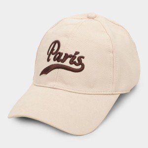 Brink Men' Cotton Cap Stylish & Comfortable Adjustable Baseball Hat for Outdoor, Casual & Sports Wear Beige