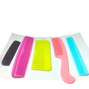 Durable Plastic Hair Comb for Women Men Kids – Anti-Static Smooth Teeth Styling Tool for All Hair Types
