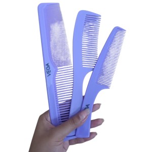 Durable Plastic Hair Comb for Men and Women Professional Styling Comb for All Hair Types Anti-Static Detangling Lightweight Unisex Haircare Tool
