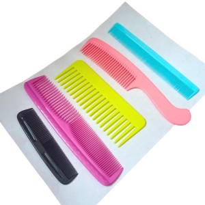 Durable Plastic Hair Comb for Women Men Kids – Anti-Static Smooth Teeth Styling Tool for All Hair Types