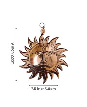 Decorative Sun Face Wall Hanging | Vastu & Feng Shui Surya for Home, Office & Garden Wall Decoration.