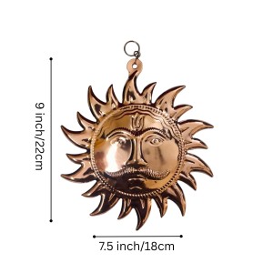 Decorative Sun Face Wall Hanging | Vastu & Feng Shui Surya for Home, Office & Garden Wall Decoration.