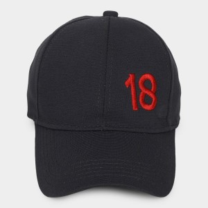 Brink Men's Dark Grey Fabric Cap Stylish & Comfortable Adjustable Baseball Hat for Outdoor, Casual & Sports Wear