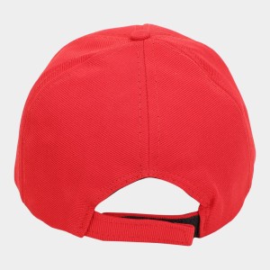 Brink Men's Canvas Cap Stylish & Comfortable Adjustable Baseball Hat for Outdoor, Casual & Sports Wear Red