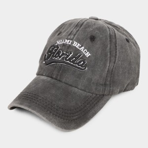 Brink Men's Cotton Cap Stylish & Comfortable Adjustable Baseball Hat for Outdoor, Casual & Sports Wear Dark Grey
