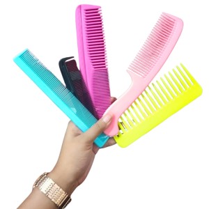 Durable Plastic Hair Comb for Women Men Kids – Anti-Static Smooth Teeth Styling Tool for All Hair Types