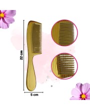 Hi Tech Sales Bloomy Shampoo Hair Comb | Round Wide Teeth | Set of 1