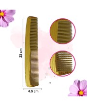 Hi Tech Sales Golden color Hair Comb to Preserve Hair & Stop Hair Falling | Set of 1