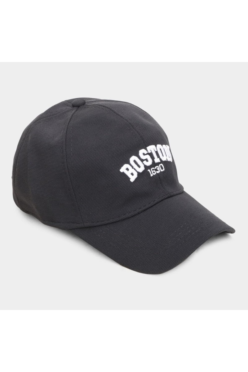 Brink Men's Fabric Cap Stylish & Comfortable Adjustable Baseball Hat for Outdoor, Casual & Sports Wear Charcoal