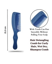 HiTech Sales Detangling Premium Dressing Hair Comb for Men,Women Comb | Detangling Frizz off detangler hair comb for Curly, long Hair & any type Hair Pack of 1 (Blue) HiTech Sales Detangling Premium Dressing Hair Comb for Men,Women Comb | Detangling Frizz off detangler hair comb for Curly, long Hair & any type Hair Pack of 1 (Blue)