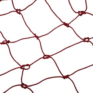Nylon Net Hammock Swing for Adults – Strong & Comfortable Hanging Jhulna for Indoor, Outdoor, Balcony, Home & Bedroom Use (Red)